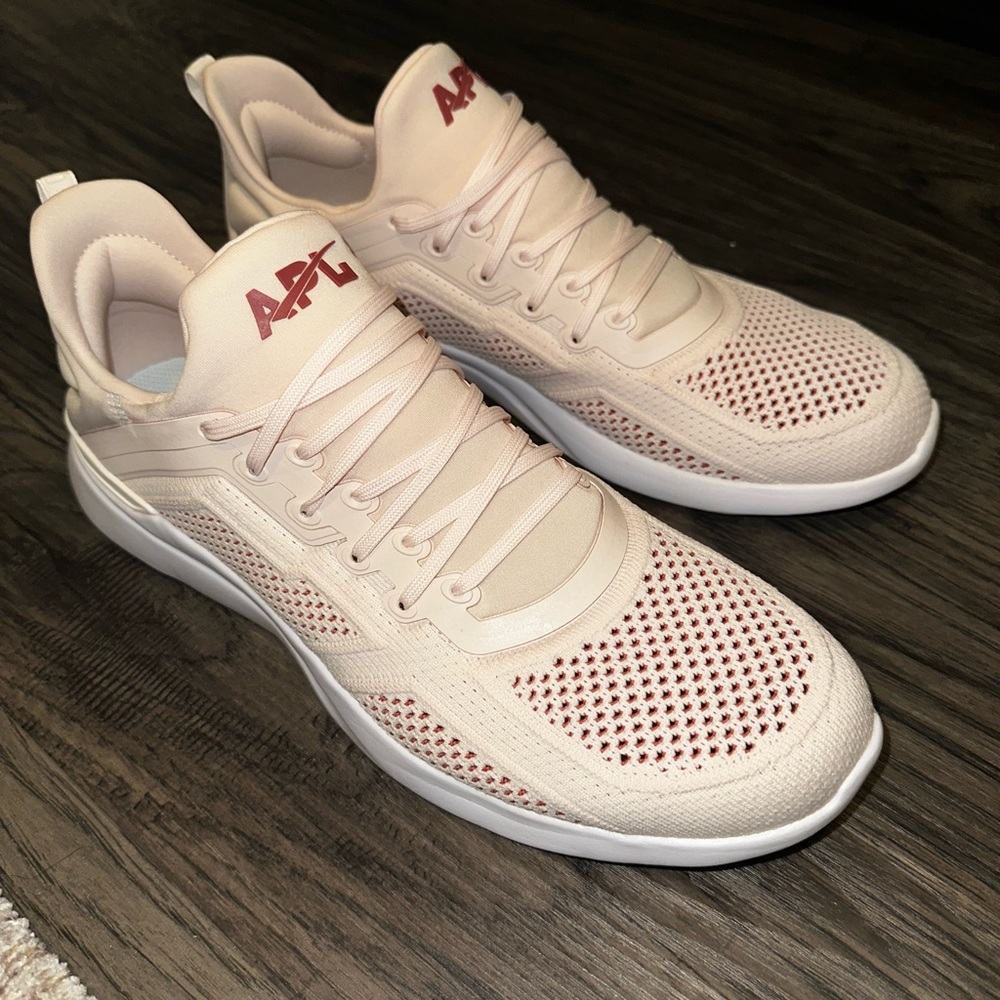 APL Men's Techloom Tracer Sneakers in Cream and White